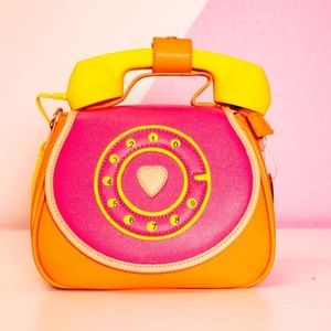 Phone Novelty Crossbody Handbag (Pinktastic)